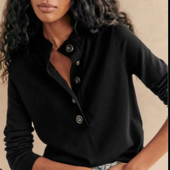 NWT SÉZANE Timothy Jumper Black - Size XS - Picture 3 of 5